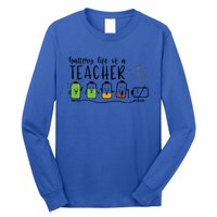 Battery Life Of A Teacher Back To School First Day Of School Cute Gift Long Sleeve Shirt