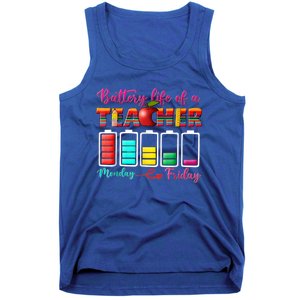 Battery Life Of A Teacher Best Teacher Serape Teacher Great Gift Tank Top