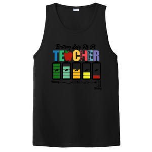 Battery Life Of A Teacher Funny School Classroom Gift PosiCharge Competitor Tank