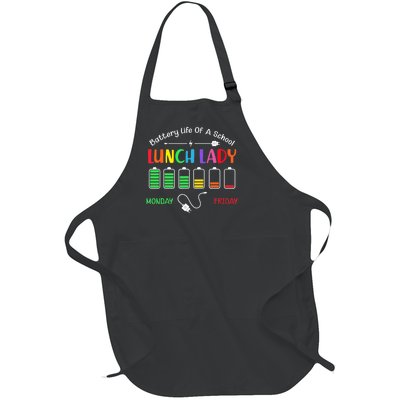 Battery Life Of A School Lunch Lady Perfect Full-Length Apron With Pockets