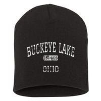 Buckeye Lake Ohio OH Vintage Short Acrylic Beanie