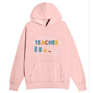 Battery Life Of A Teacher Funny Gift Urban Pullover Hoodie