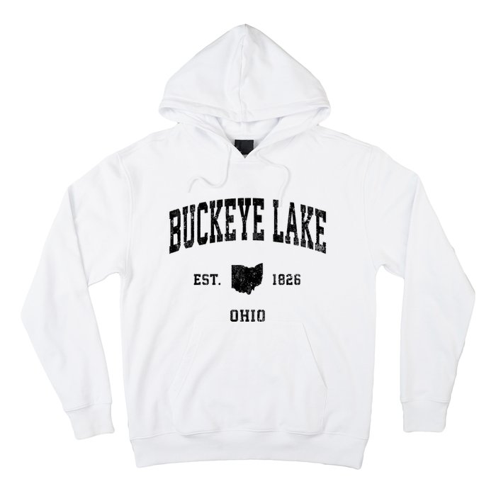 Buckeye Lake Ohio Oh Vintage Athletic Sports Design Sweatshirt Hoodie