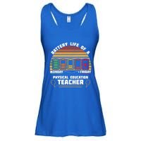 Battery Life Of Physical Education Pe Teacher Funny Great Gift Ladies Essential Flowy Tank