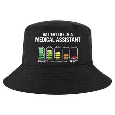 Battery Life of a Medical Assistant Funny CMA Joke Cool Comfort Performance Bucket Hat