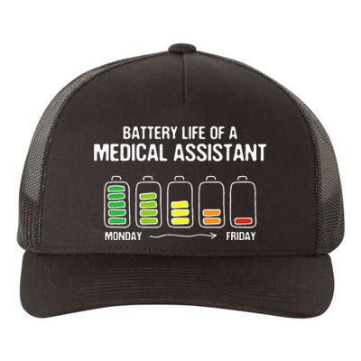 Battery Life of a Medical Assistant Funny CMA Joke Yupoong Adult 5-Panel Trucker Hat