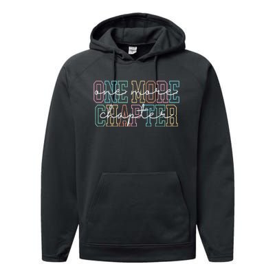 Book Lover One More Chapter Performance Fleece Hoodie