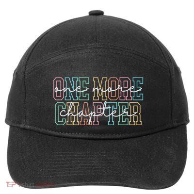 Book Lover One More Chapter 7-Panel Snapback Hat