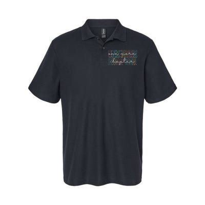 Book Lover One More Chapter Softstyle Adult Sport Polo