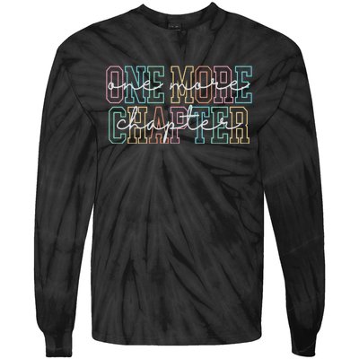 Book Lover One More Chapter Tie-Dye Long Sleeve Shirt