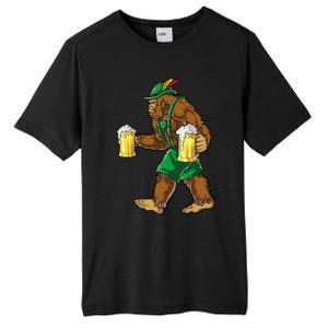 Bigfoot Lederhosen Oktoberfest Prost Beer Mug Tall Fusion ChromaSoft Performance T-Shirt