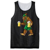 Bigfoot Lederhosen Oktoberfest Prost Beer Mug Mesh Reversible Basketball Jersey Tank