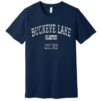 Buckeye Lake Ohio OH Vintage Premium T-Shirt