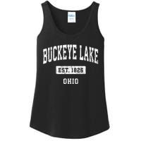 Buckeye Lake Ohio Oh Vintage Sports Established Ladies Essential Tank