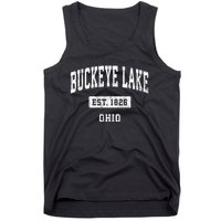 Buckeye Lake Ohio Oh Vintage Sports Established Tank Top