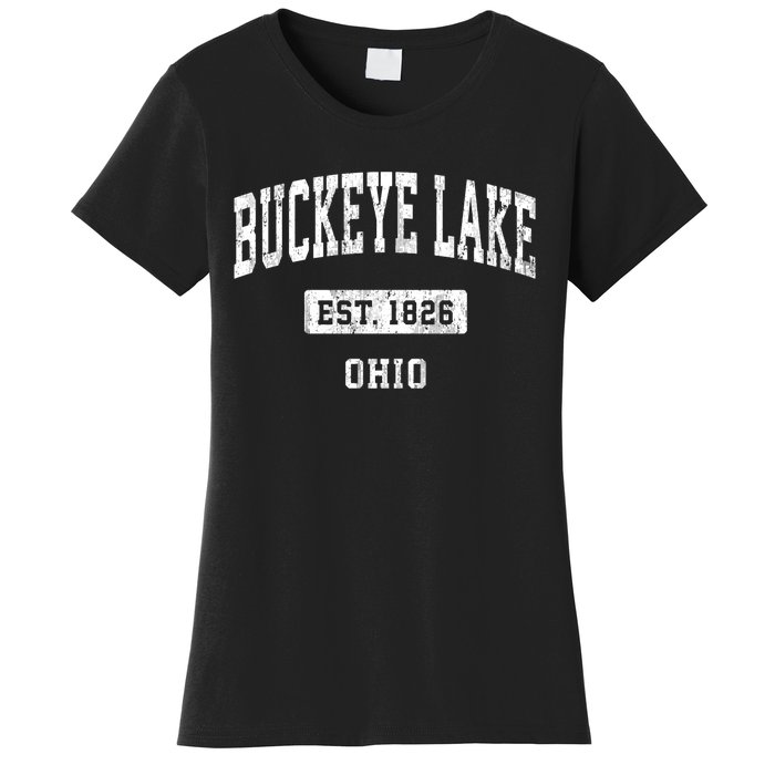 Buckeye Lake Ohio Oh Vintage Sports Established Women's T-Shirt