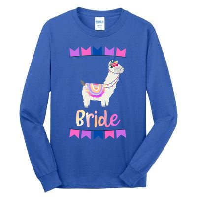 Bride Llama Outfit Bachelorette Party Gift Tall Long Sleeve T-Shirt