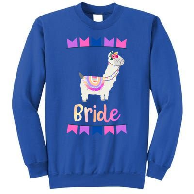 Bride Llama Outfit Bachelorette Party Gift Tall Sweatshirt