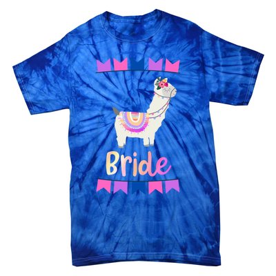 Bride Llama Outfit Bachelorette Party Gift Tie-Dye T-Shirt