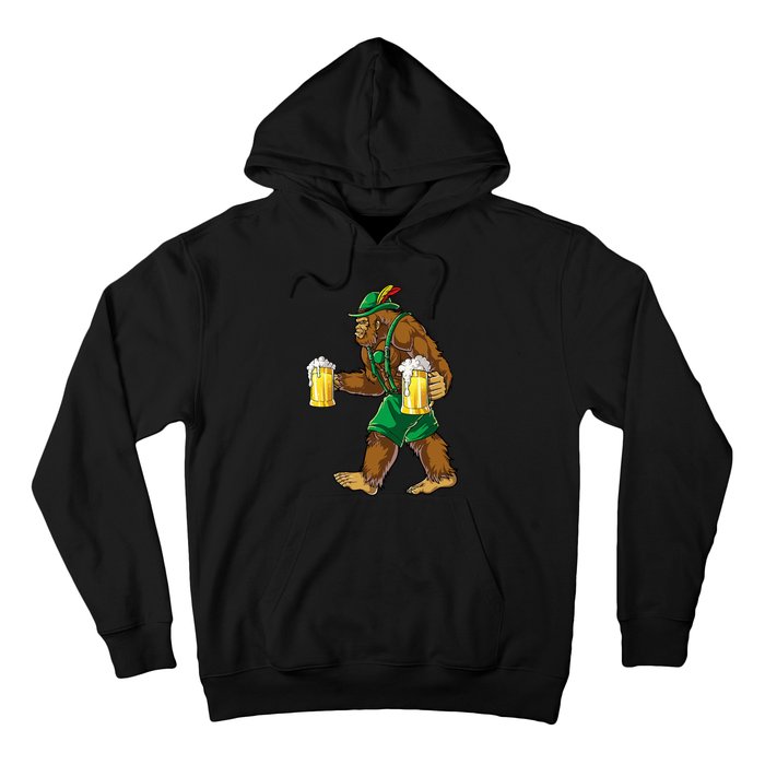 Bigfoot Lederhosen Oktoberfest Prost Beer Mug Hoodie