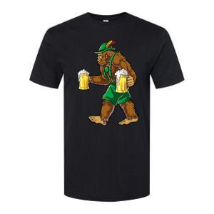 Bigfoot Lederhosen Oktoberfest Prost Beer Mug Softstyle CVC T-Shirt