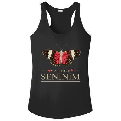 Butterfly Love Outfit Cool Gift Sadece Seninim (Turkish) Gift Ladies PosiCharge Competitor Racerback Tank