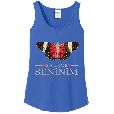 Butterfly Love Outfit Cool Gift Sadece Seninim (Turkish) Gift Ladies Essential Tank