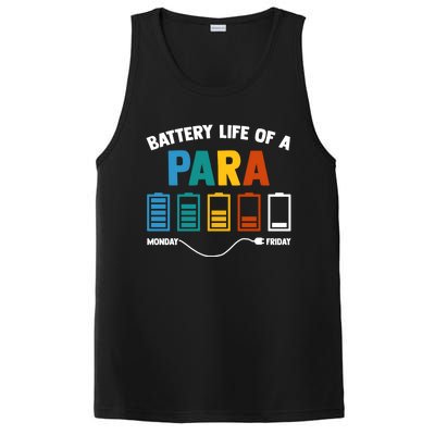 Battery Life Of A Paraprofessional Educator Teacher's Aide Gift PosiCharge Competitor Tank