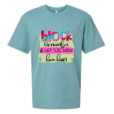 Block His Number And Let 'Lil Ugly Have Him Sueded Cloud Jersey T-Shirt