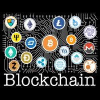 Blockchain Cryptocurrency Logos City Backpack