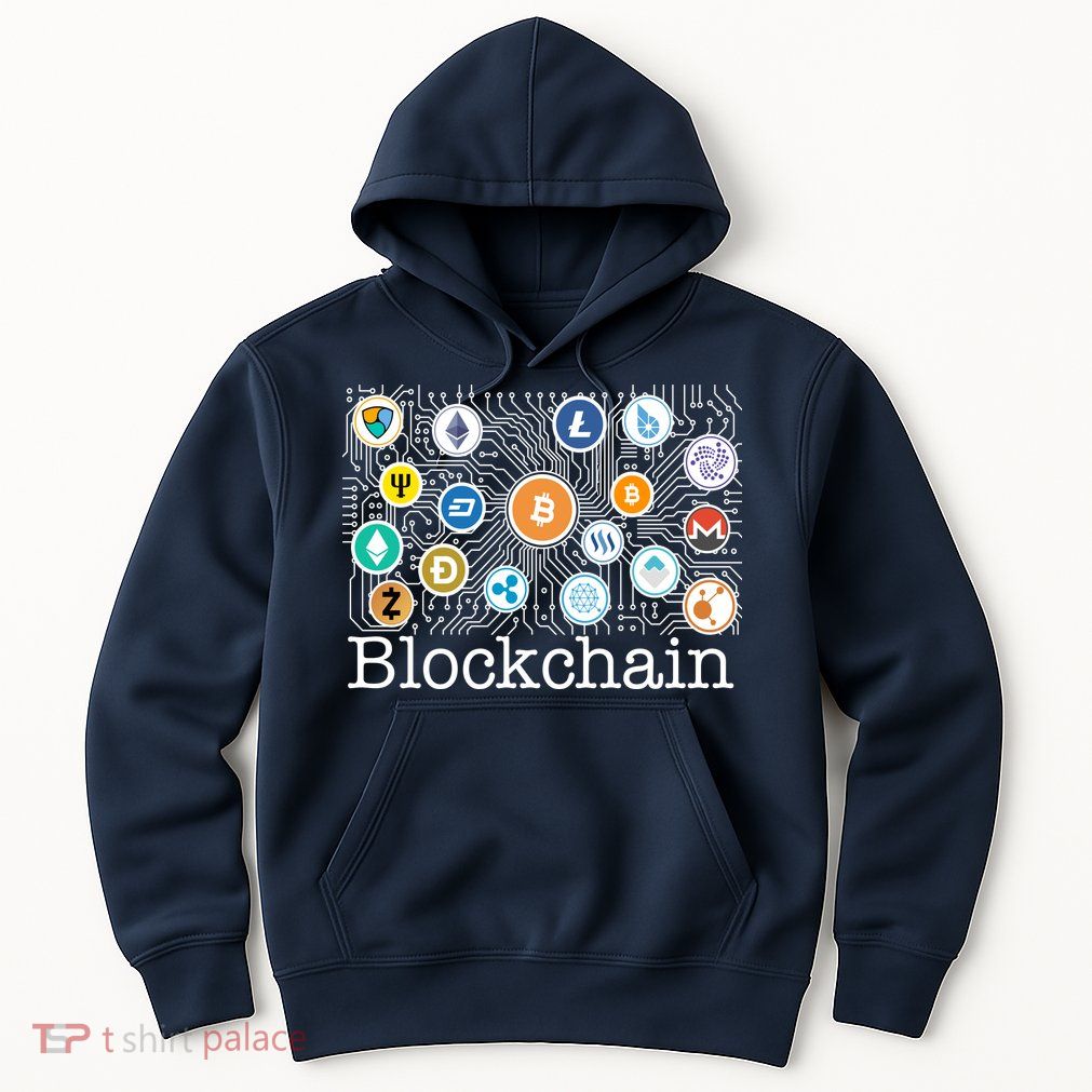 Blockchain Cryptocurrency Logos Hoodie