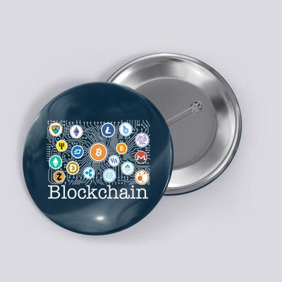 Blockchain Cryptocurrency Logos Button