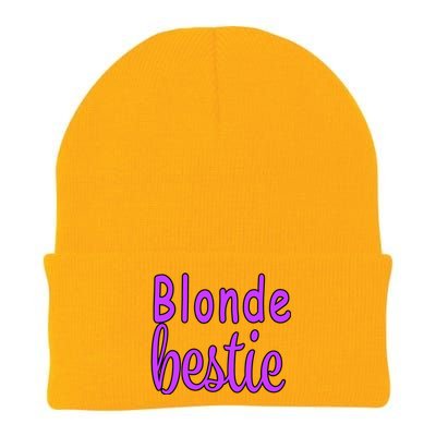 Blonde Bestie Knit Cap Winter Beanie