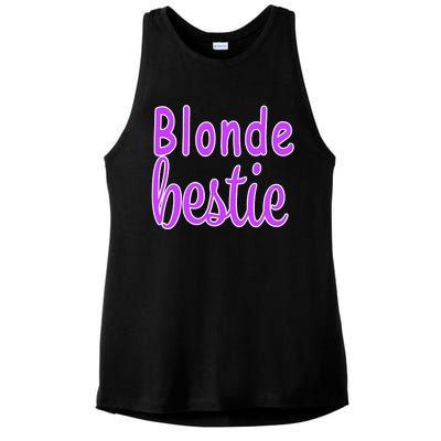 Blonde Bestie Ladies PosiCharge Tri-Blend Wicking Tank