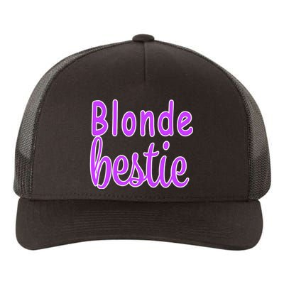 Blonde Bestie Yupoong Adult 5-Panel Trucker Hat