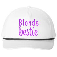 Blonde Bestie Snapback Five-Panel Rope Hat