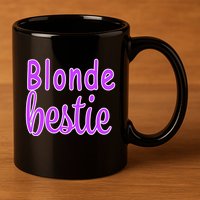 Blonde Bestie 11oz C Handle Ceramic Mug