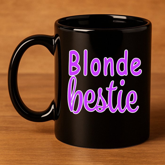 Blonde Bestie 11oz C Handle Ceramic Mug