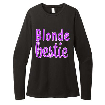 Blonde Bestie Womens CVC Long Sleeve Shirt