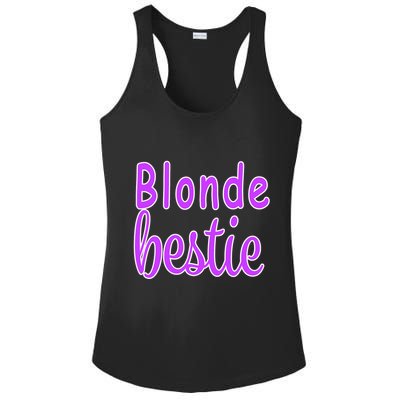 Blonde Bestie Ladies PosiCharge Competitor Racerback Tank