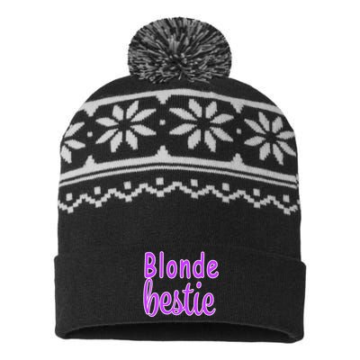 Blonde Bestie USA-Made Snowflake Beanie