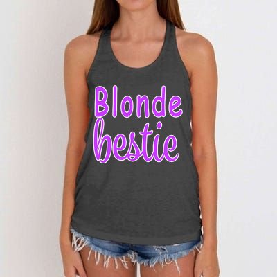 Blonde Bestie Women's Knotted Racerback Tank