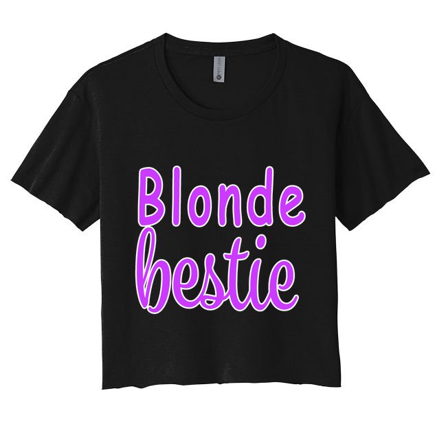 Blonde Bestie Crop Top