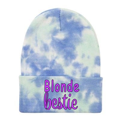 Blonde Bestie Tie Dye 12in Knit Beanie