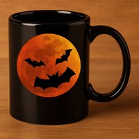 Blood Moon 11oz C Handle Ceramic Mug