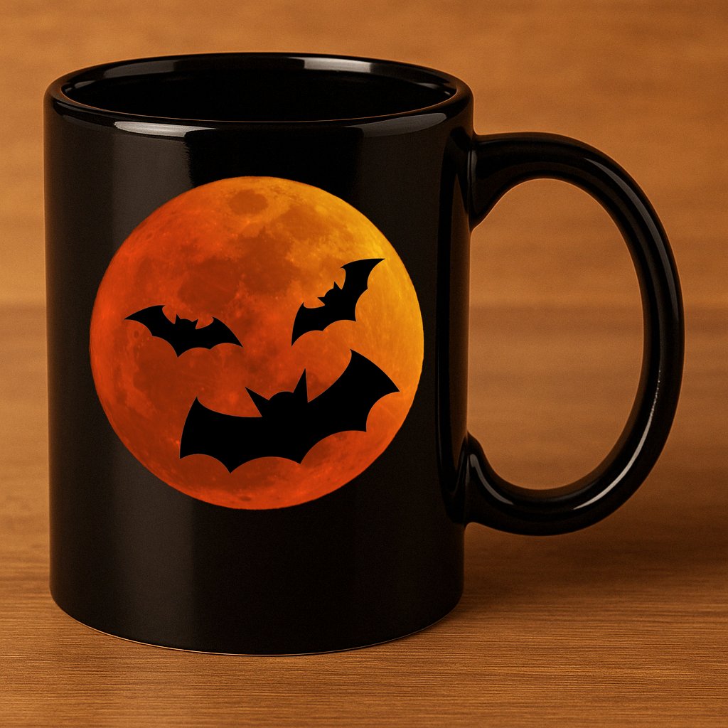 Blood Moon 11oz C Handle Ceramic Mug