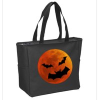 Blood Moon Zip Tote Bag