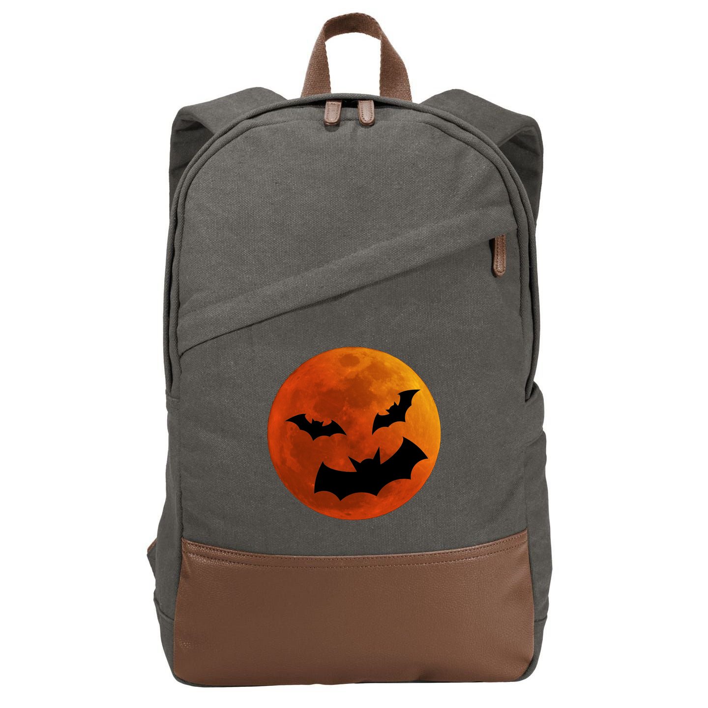 Blood Moon Cotton Canvas Backpack