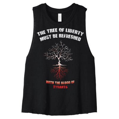 Blood of Tyrants Women's Racerback Cropped Tank