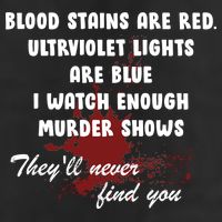 Blood Stains Are Red Ultraviolet Lights Are Blue Adult Drive Performance Visor
